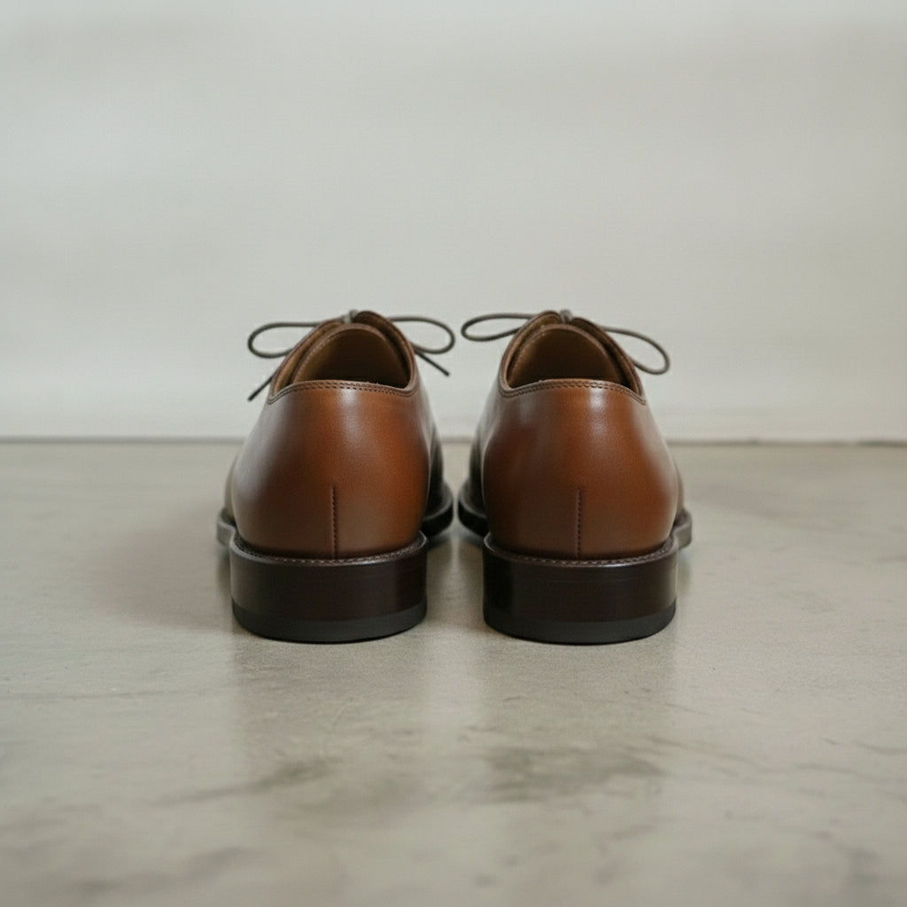 Men's Brown Brogue Leather Oxfords — Chadburn — Chadburn