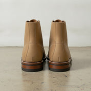 Men's Tan Cap-Toe Nubuck Leather Ankle Boots — Laverton