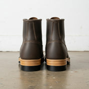 back-view - Men's Logger Boots, Leather Work Boots, Goodyear Welt Logger Boots