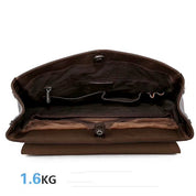 Full Grain Leather Rucksack for Men- Stylish Travel Backpack