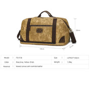 Durable Canvas Men's Travel Backpack for Adventurers with Laptop Compartment