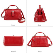 Vintage Leather Messenger Bag for Women, Premium Crossbody Handbag for Everyday Use