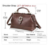 Vintage Leather Messenger Bag for Women, Premium Crossbody Handbag for Everyday Use