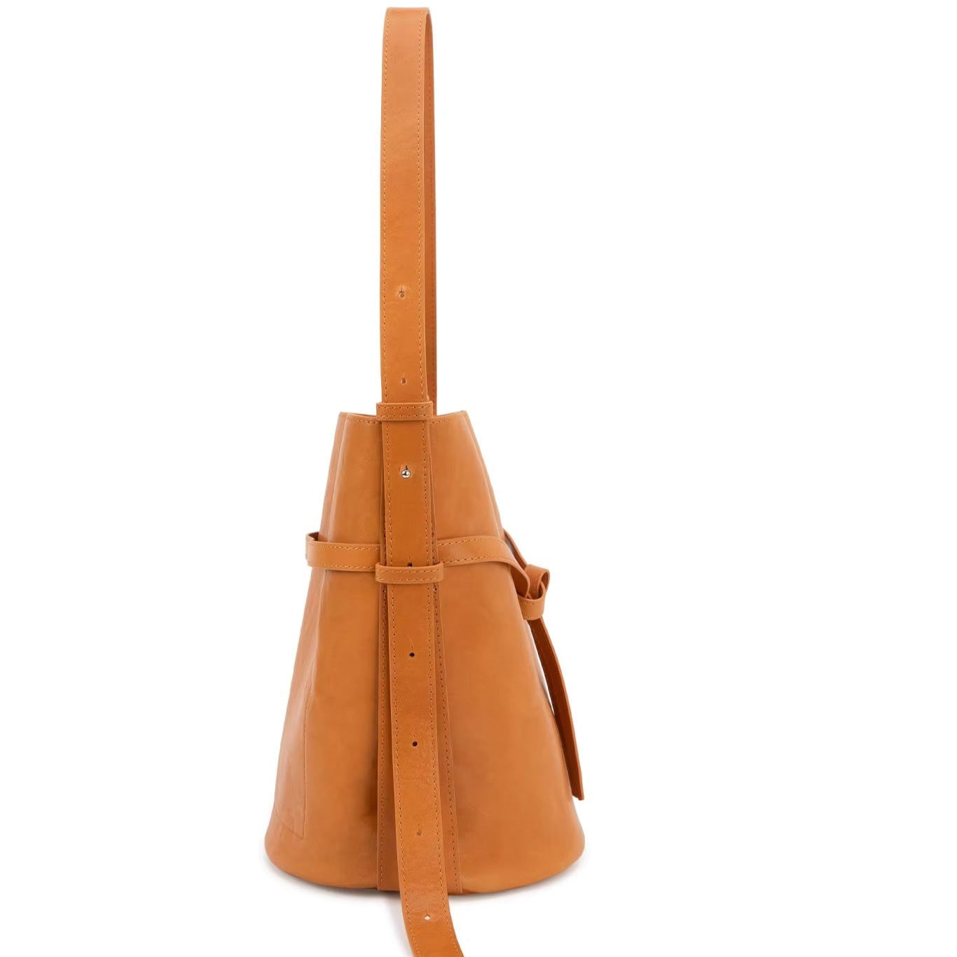 Women's Elegant Designer Leather Bucket Bag