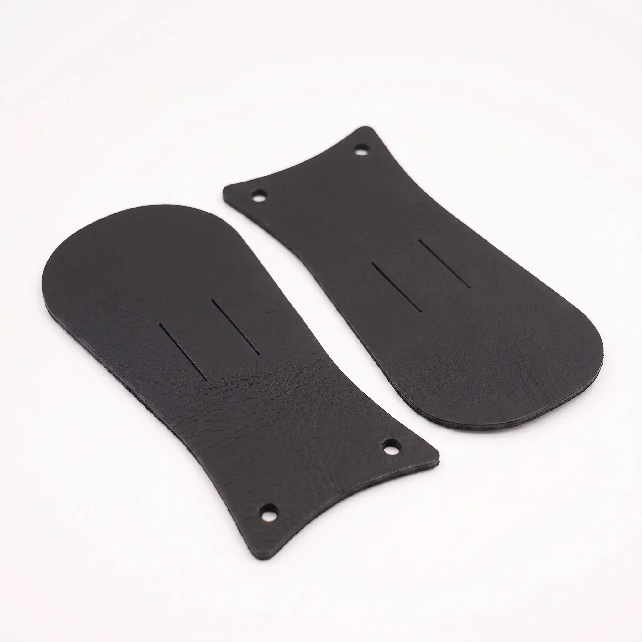 Black Pull-Up Leather Boot Kilties - False Tongues — Abbergate
