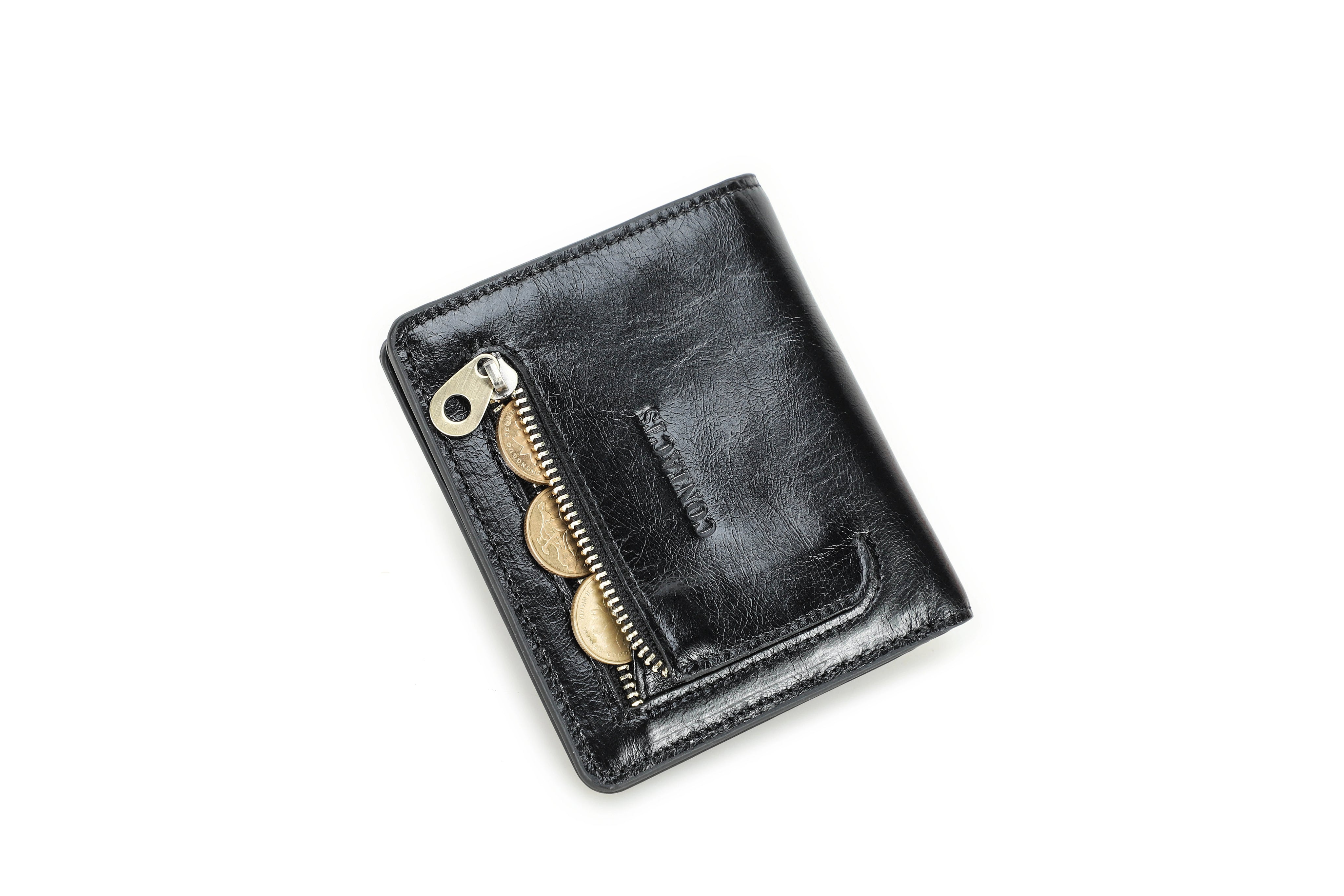 Women’s Slim Leather Bifold Wallet