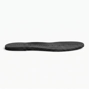 Black Centre-Line Perforated Full-Grain Leather Insoles — Abborne