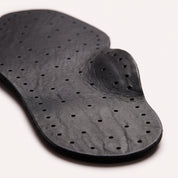 Black Diamond-Punched Full-Grain Leather Insoles — Finham