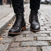 Black Leather Boot Kiltie Accessory - False Tongues — Abbotson