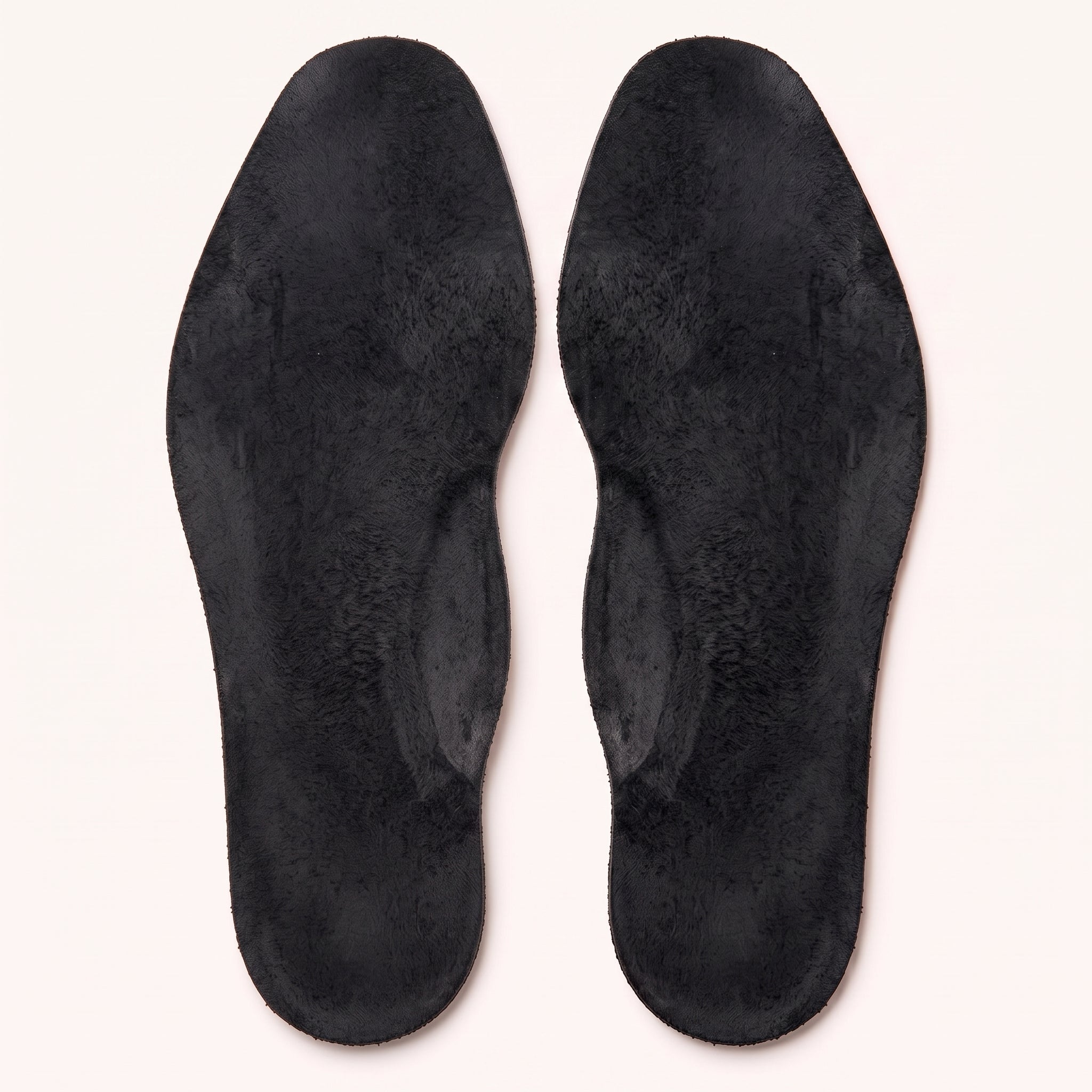 Black Slim Full - Length Leather Insoles — Blaydon