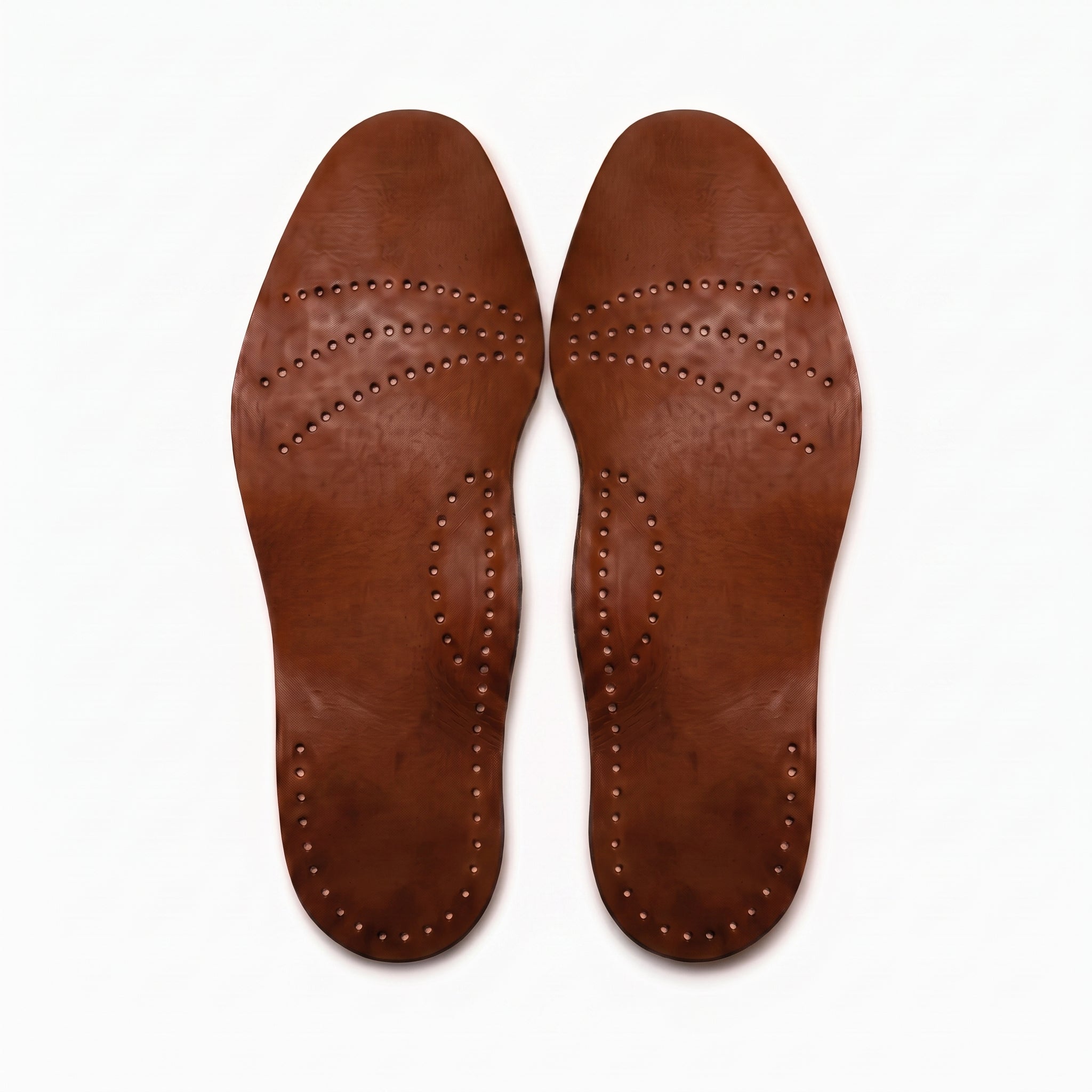 Brown Full-Grain Leather Insoles — Acrest