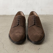 Brown Wingtip Suede Derby — Hobart