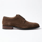 Brown Wingtip Suede Derby — Hobart