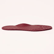 Burgundy Wingtip Brogue Full-Grain Leather Insoles — Bassett