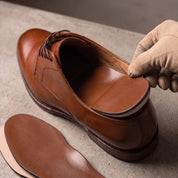 Brown Full-Grain Leather Insoles — Acrest