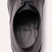 Black Wingtip Brogue Full-Grain Leather Insoles — Bassett