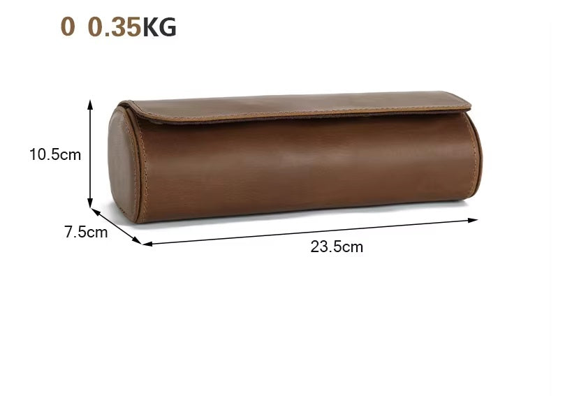 Handmade Genuine Leather 3 -Watch Case