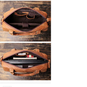 Women's Luxury Leather Laptop Bag, Elegant Business Handbag