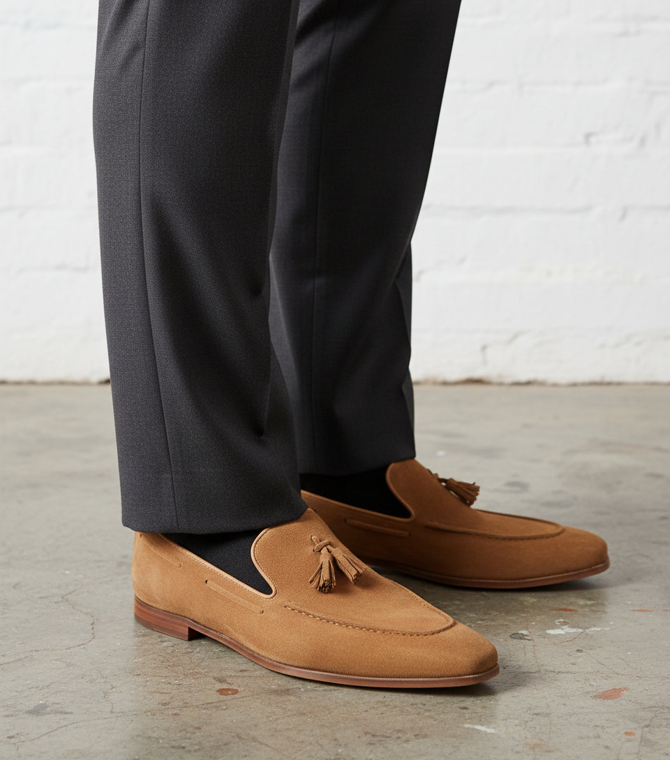 model-wearing-formal-side-view of product