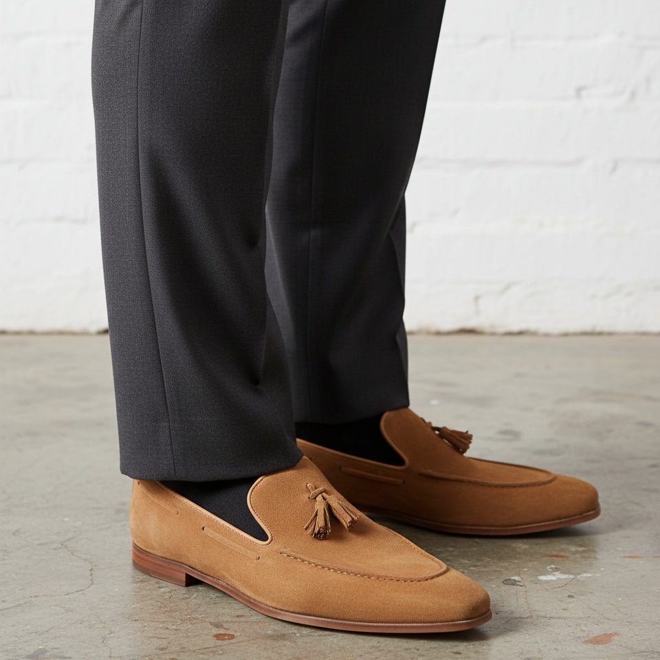 model-wearing-formal-side-view of product