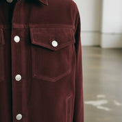 Men's Handmade Trucker Suede Jacket