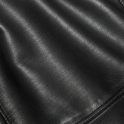 close-up-leather - Made to order Men black Slim fit leather jacket, black biker jacket for men