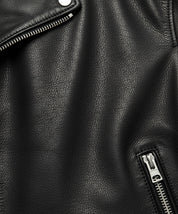 close-up-leather - Men black biker leather Jacket, Men motorcycle jacket, biker jacket for men
