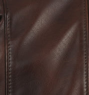 close-up-leather - Mens Brown Leather Jacket, Brown Quilted Genuine Lambskin Biker jacket