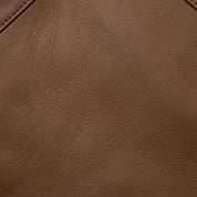 close-up-leather - Men's Cafe Racer Leather Jacket, Leather Biker Jacket, Motorcycle Leather Jacket, Men's Moto Jacket