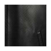 close-up-leather - Men's Leather Jacket, Classic Leather Jacket, Minimalist Leather Jacket, Black Leather Jacket