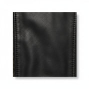 close-up-leather - New Black biker leather jacket, Men black bober leather jacket, men jackets