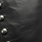 close-up-leather - Punk New Mens Real Leather Jacket, Steam Jacket Coat Leather Coat Jacket