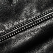 close-up-leather - Punk Women Black Leather Belted Jacket, Women Style Leather Jacket