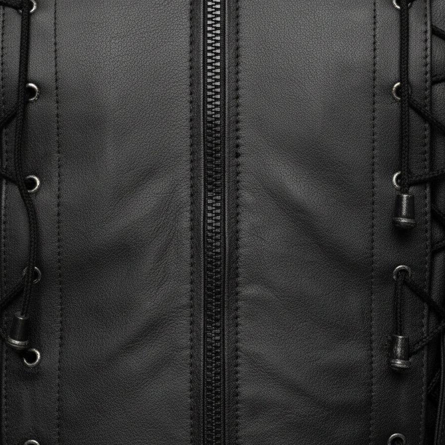 close-up-leather - Roy Harper Black Arrow Jacket, Men Leather Jacket Celebrity Jackets For