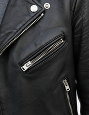 close-up-leather - Women's Black Leather Biker Jacket