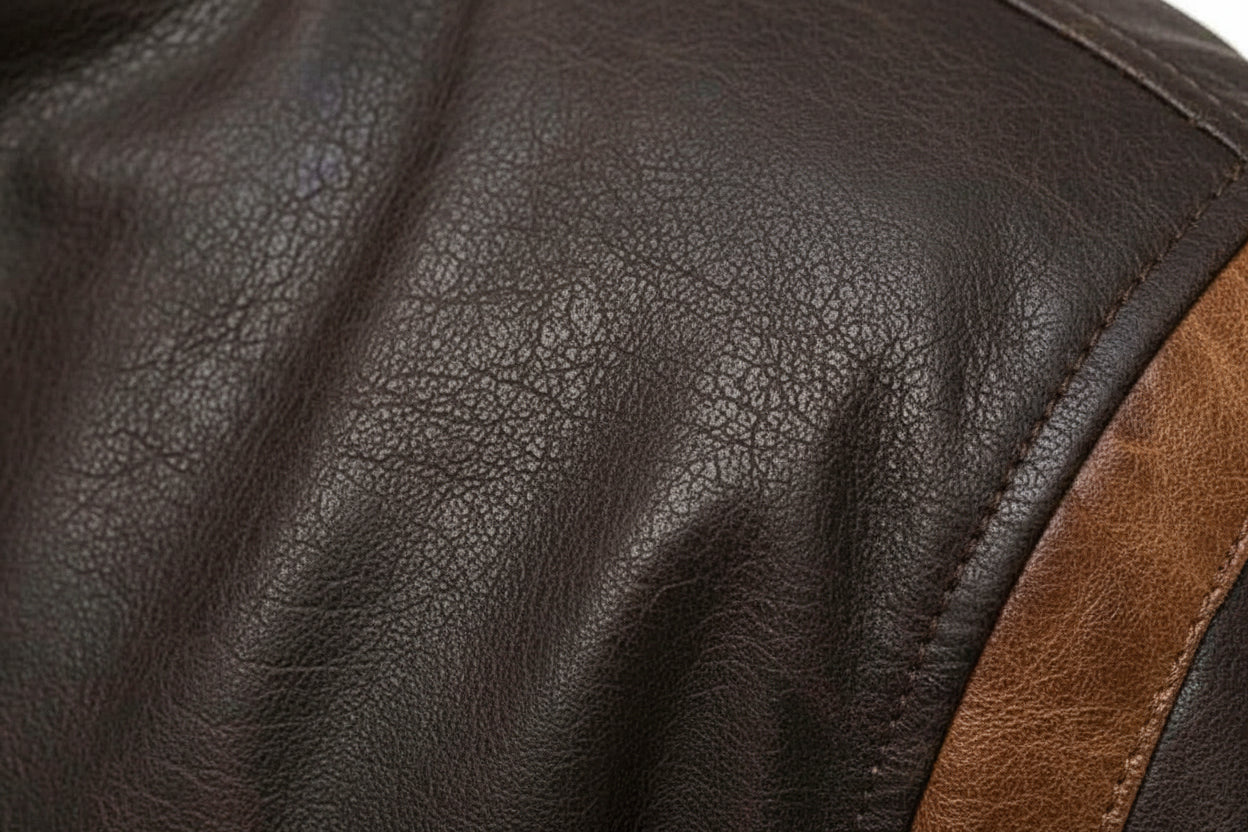 close-up-leather - X Men Wolverine Leather Jacket, Xmen Wolverine Leather Jacket