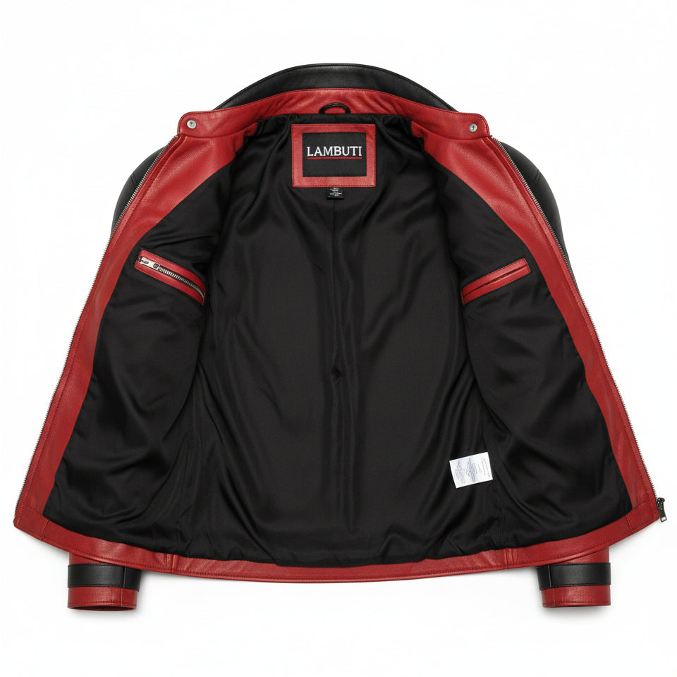  Racers, Leather Biker Jacket