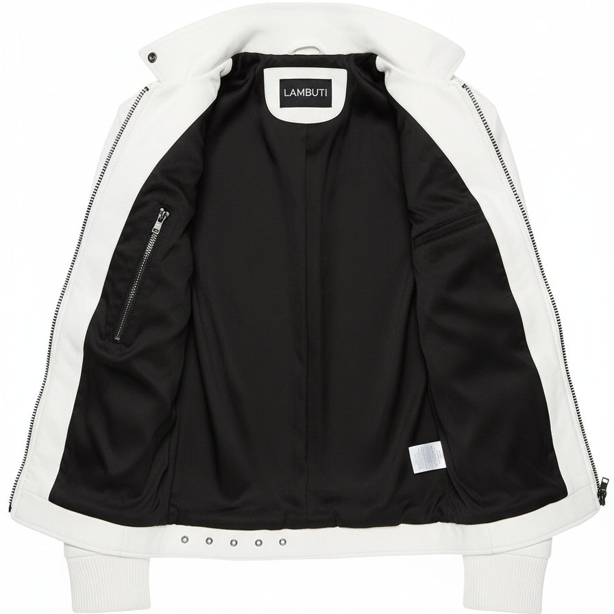 close-up-lining - Men Fashion Leather Jacket, Mens Genuine Leather Jacket, Jackets