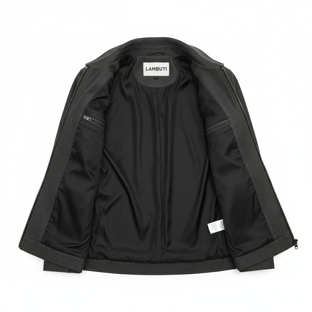 close-up-lining - Men's Shirt Jacket, Men's Casual Jacket, Imitation Suede Jacket, Minimalist Jacket