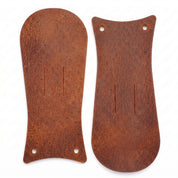 Cognac Pull-Up Leather Boot Kilties - False Tongues — Abbergate
