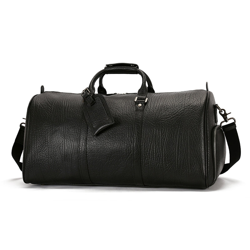 Crafted Vintage Leather Zipper Large Men’s Travel Duffel Bag