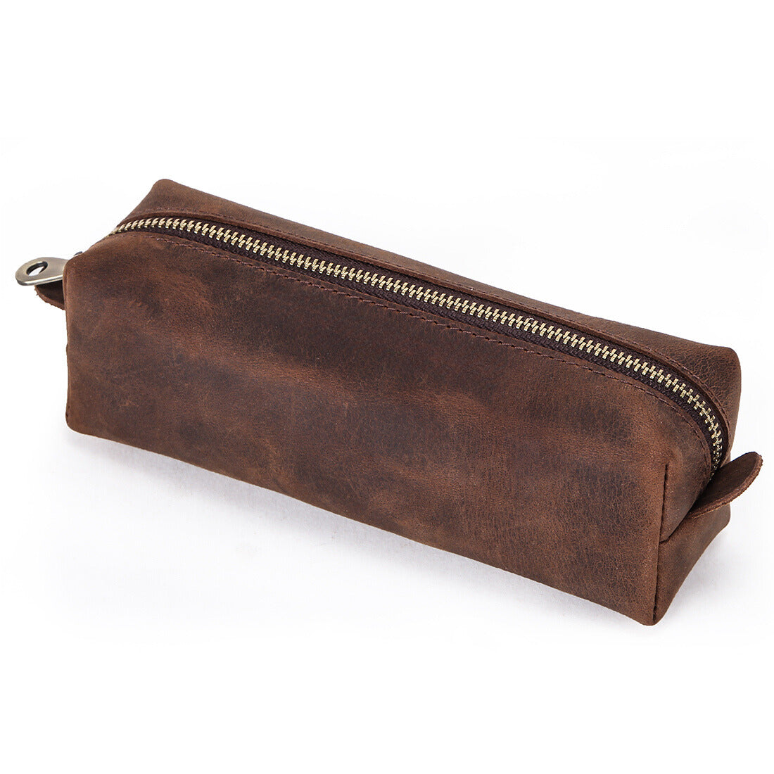 Crazy Horse Leather Pencil Pouch - Custom Durable Genuine Leather Pencil Ba