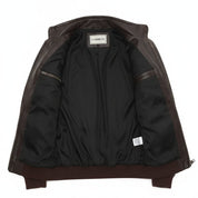 Men's Handmade Cafe Racer Leather Jacket