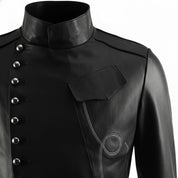 Handmade Punk New Mens Real Leather Jacket, Steam Jacket Coat Leather Coat Jacket