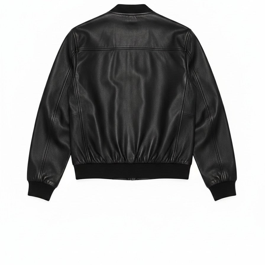 Women's Handmade Bomber Leather Jacket