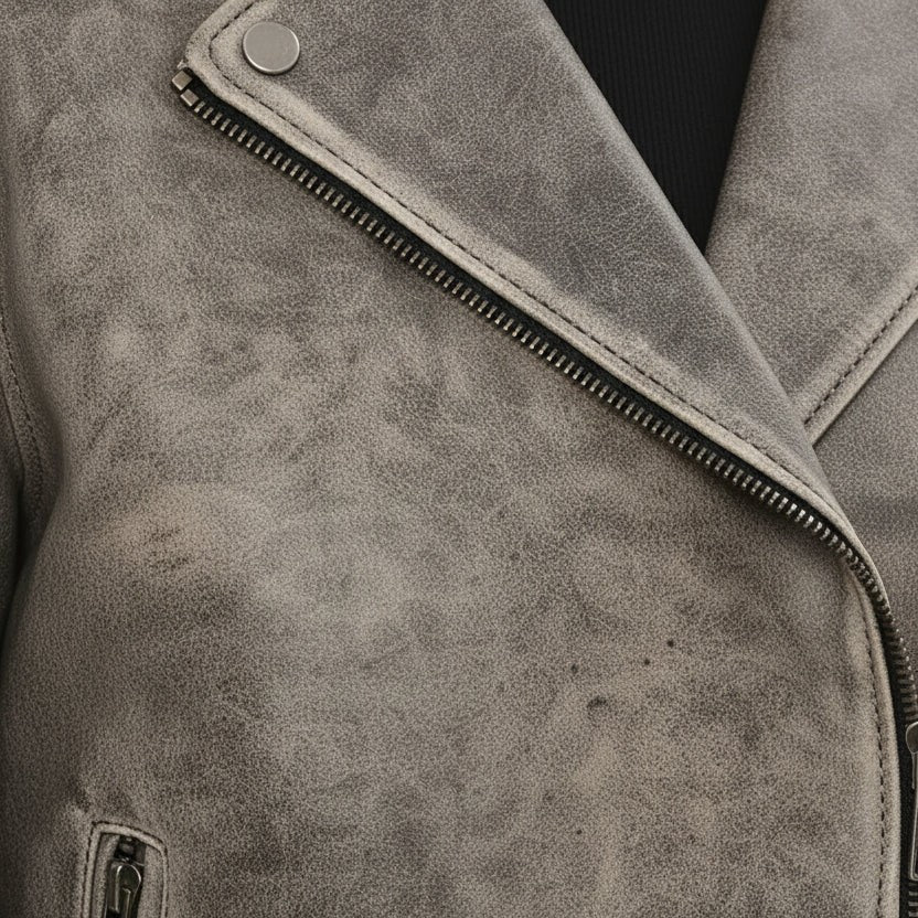 Women's Handmade Moto Leather Jacket