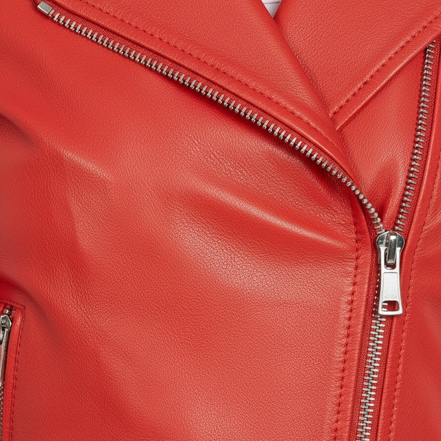 Women's Handmade Moto Leather Jacket