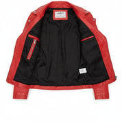 Women's Handmade Moto Leather Jacket