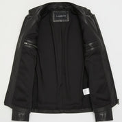 Women's Handmade Racer Leather Jacket