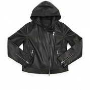 Women's Handmade Asymmetrical Moto Leather Jacket